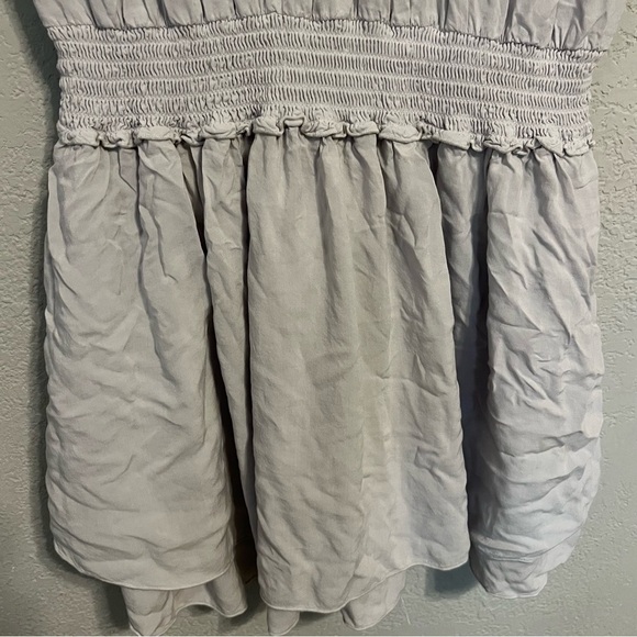 Women's On the Road Grey Button Front Dress - Picture 5 of 9